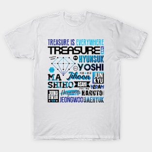 TREASURE Font Collage T-Shirt